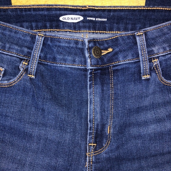 Old Navy Mid-rise Power straight jeans size 8 - Picture 4 of 4